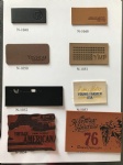 leather label