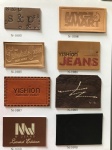 leather label